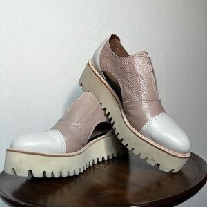 All Black Soft Cutout Cowman Flatform